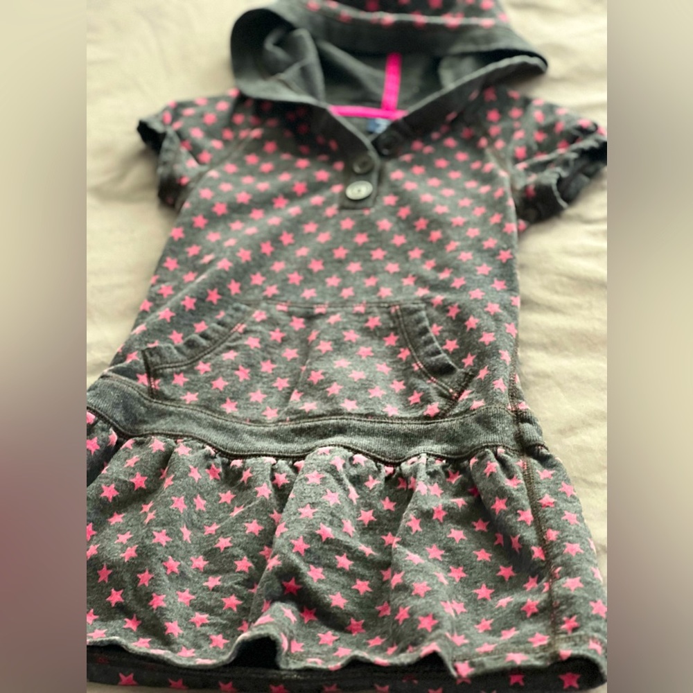 GAP Kids Grey and Red Stars Dress